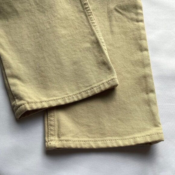NWT SANDRO BEIGE STRAIGHT LEG JEANS - 32 - Picture 12 of 13